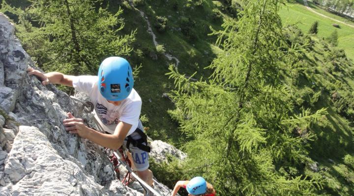Via ferrata les Arcs. Les Bettières à Peisey Nancroix