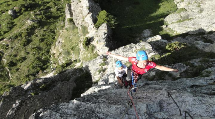 Via ferrata les Arcs. Les Bettières à Peisey Nancroix