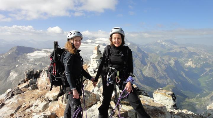 Le sommet de la Glière