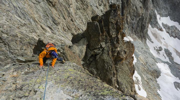 sortie du pilier rouge à la pointe Thorant