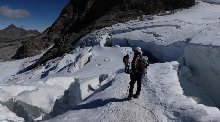 Crevasses en descendant