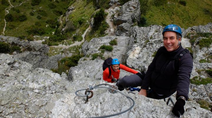 Via ferrata les Arcs Peisey Vallandry. Les Bettières