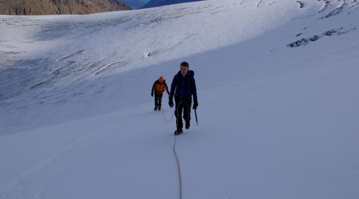 Sur le glacier de Rhème Golette