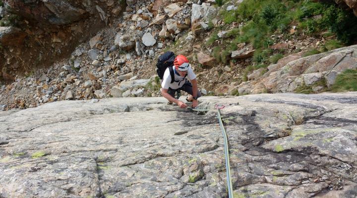 Escalade voie Vento Solare - Guides des Arcs