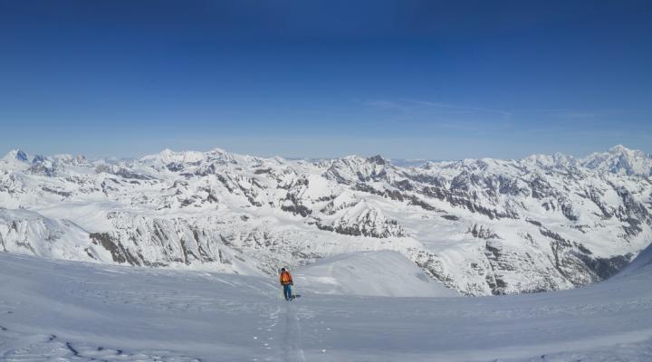 Au niveau de la jonction entre les deux itinéraires