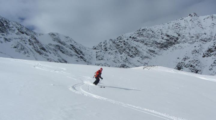 Hors piste les Arcs itinéraire du Grand Col