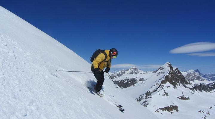 Descente de  l'Ouille Noire versant Mauriennne