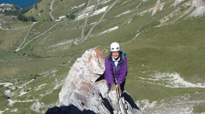 Alpinisme en Vanoise, escalade de l'Aiguille du Franchet