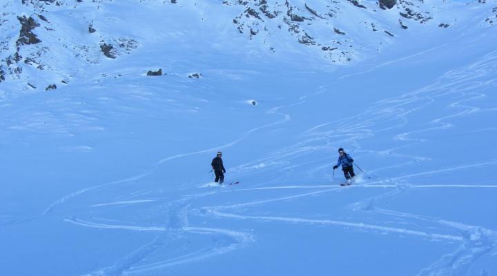 Les Arcs initiation ski de randonnée