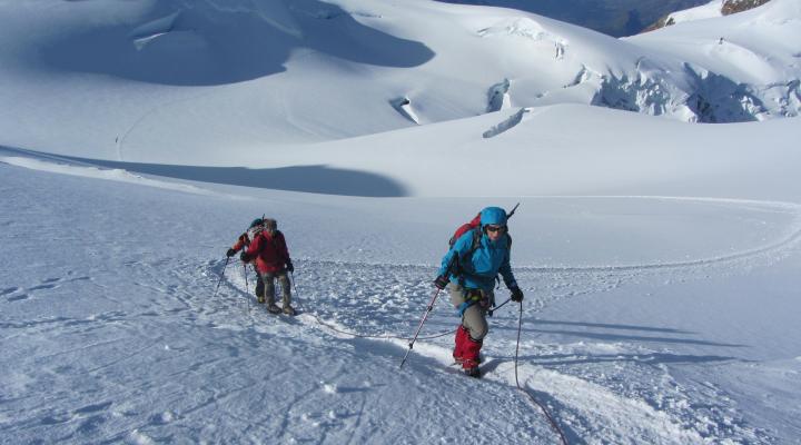 Alpinisme au Mont Rose - La Pointe Gnifetti