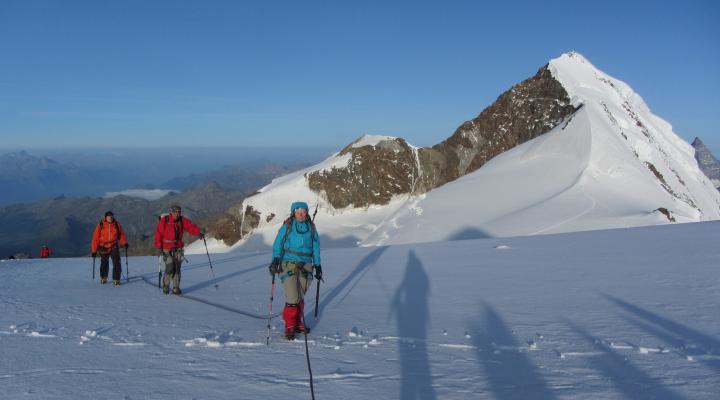 Alpinisme au Mont Rose - La Pointe Gnifetti