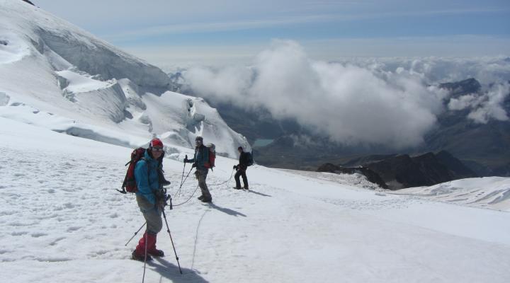 Alpinisme au Mont Rose - La Pointe Gnifetti