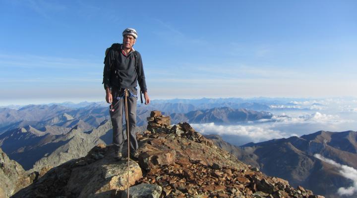 Le Mont Viso par l'arête Est sommet de la tour St Robert