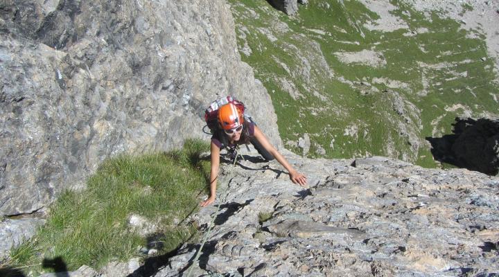 Pierra Menta - voie Bérard Rigotti L5