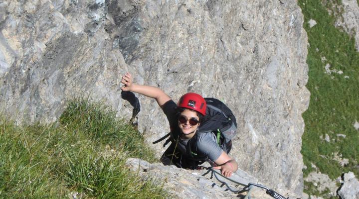 Pierra Menta - voie Bérard Rigotti L5