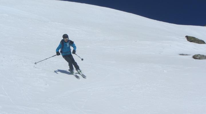 ski de randonnée en Tarentaise - descente Pointe Rousse