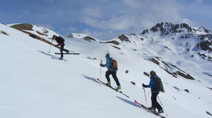 ski de randonnée Beaufortain montée à la Pointe de Dzonfié