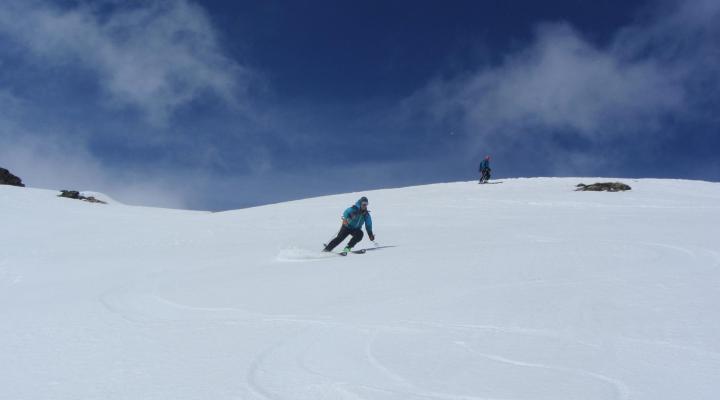ski de randonnée Beaufortain descente de à la Pointe de Dzonfié