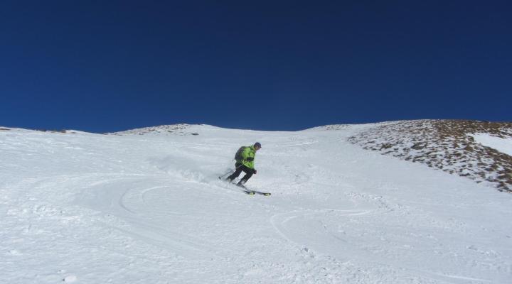 ski de randonnée en Vanoise - descente du Dou de Moutiers
