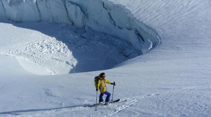 Ski de randonnée en Vanoise - glacier du Grand Méan
