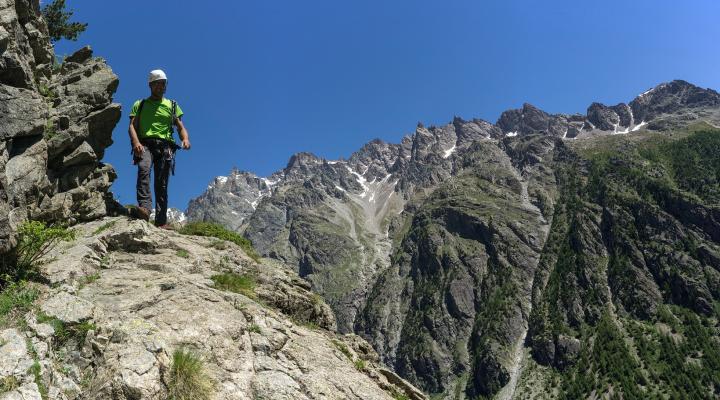 Les vires d'Ailefroide, bien commodes...