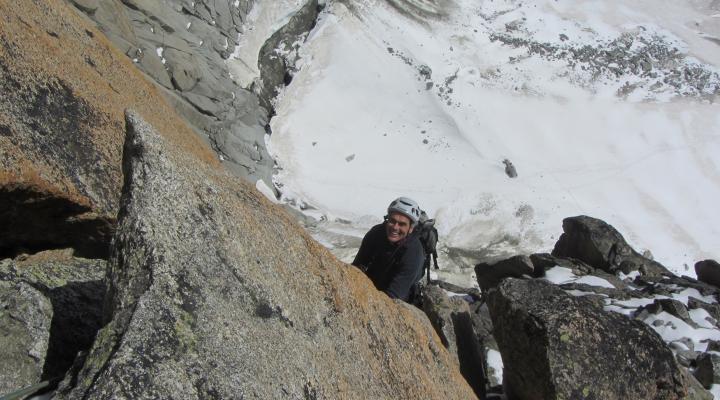 voie Lépiney au Trident du Tacul - Guides des Arcs
