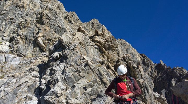 au dessus du surplomb, fin des difficultés.