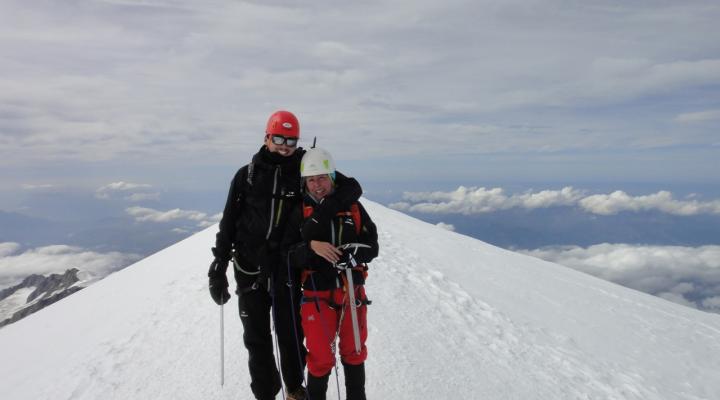 Le sommet du Mont Blanc