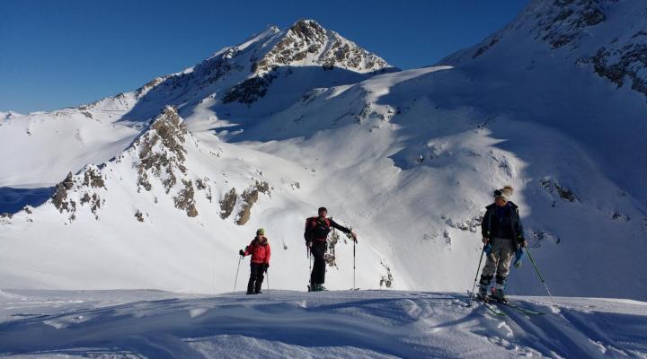 Les Arcs ski hors piste - la crete des lanchette
