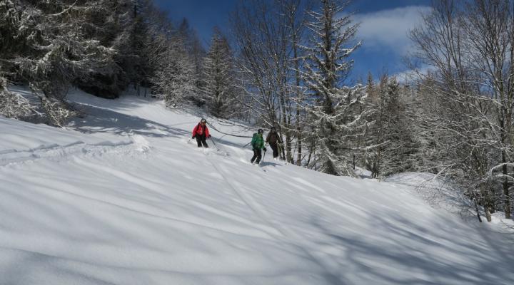 Hors piste aux Arcs