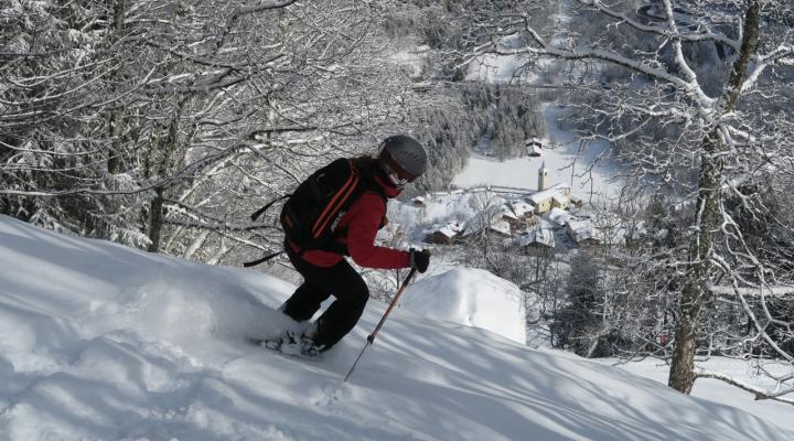 Hors piste aux Arcs