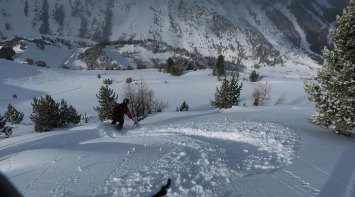 Hors piste aux Arcs