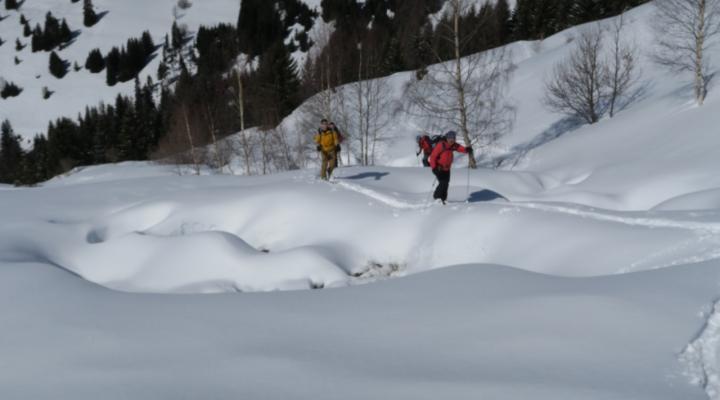 Randonnée à ski à Vaugel