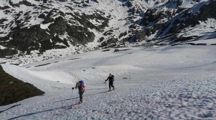 En montant vers Louprama. 
