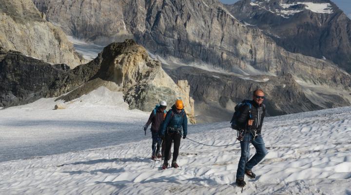 En approchant du sommet de la Galise