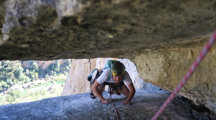escalade dans les gorges du Tarn