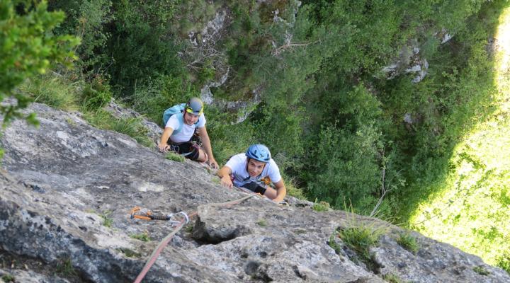 escalade dans les gorges du Tarn