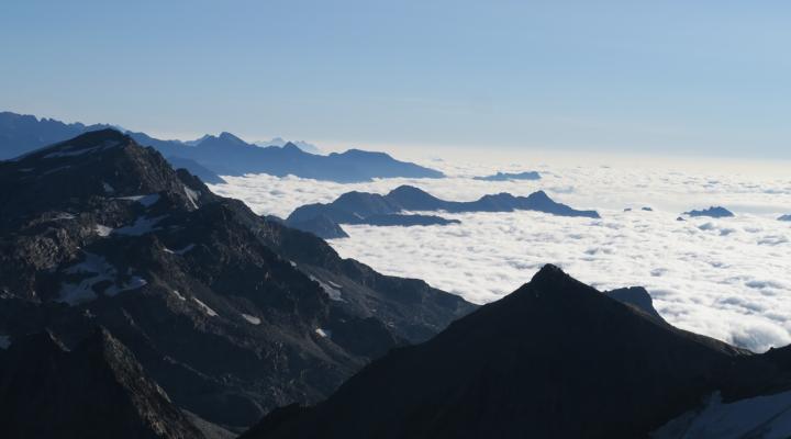 En montant à L'Albaron
