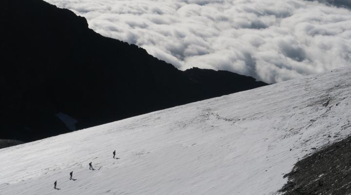 En montant à L'Albaron