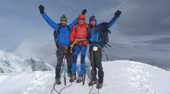 Sommet de la Pointe Zumstein - Massif du Mont Rose