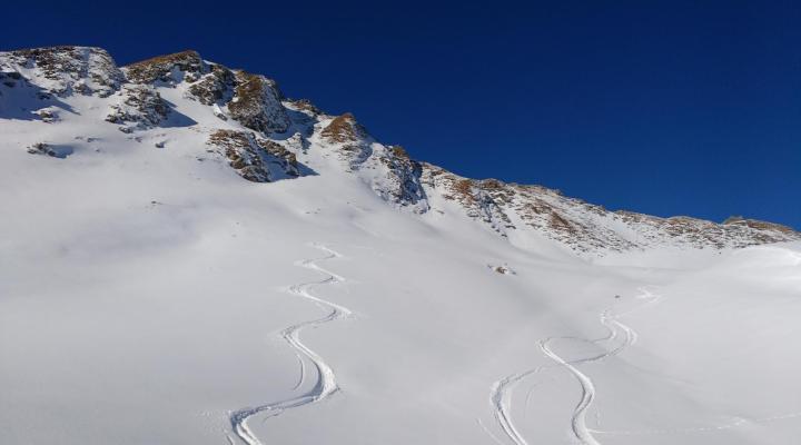 ski de randonnée au départ de Tignes