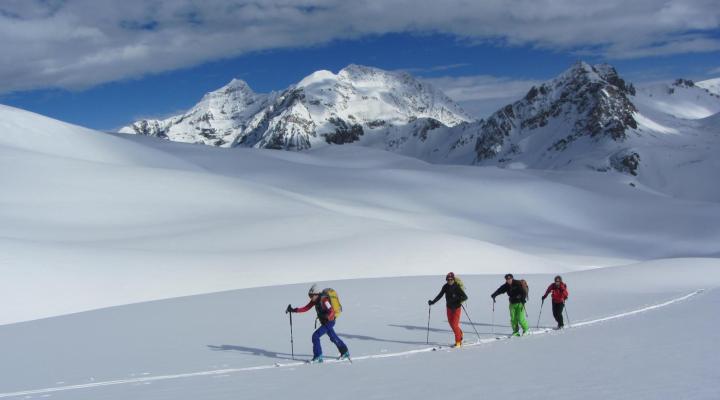 Ski de randonnée au départ de Tignes Tuf de Grassaz
