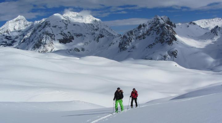 Ski de randonnée au départ de Tignes Tuf de Grassaz