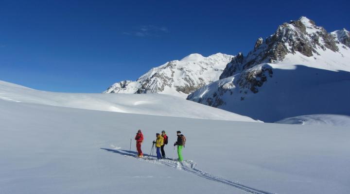 Ski de randonnée au départ de Tignes Tuf de Grassaz
