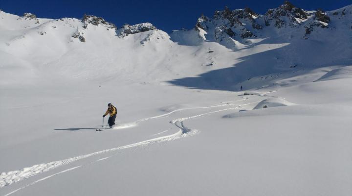 Tignes ski hors piste