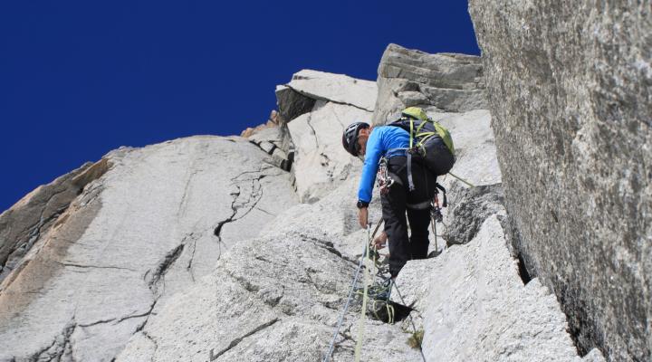 Escalade Pyramide du Tacul