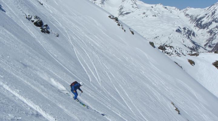 ski hors piste - les Arcs 