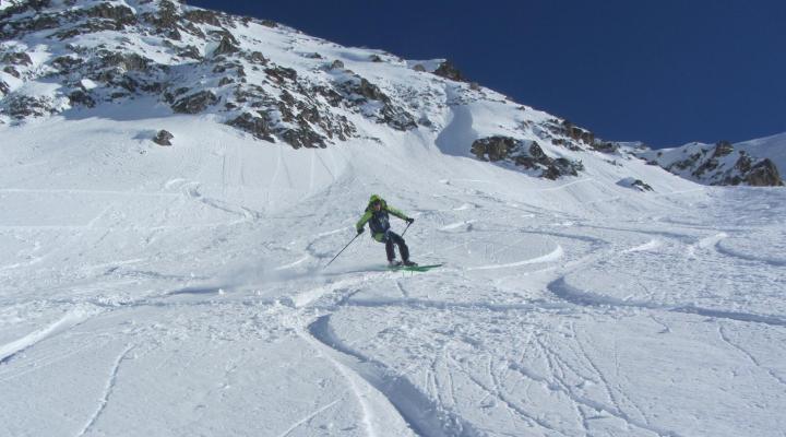 ski hors piste - les Arcs 