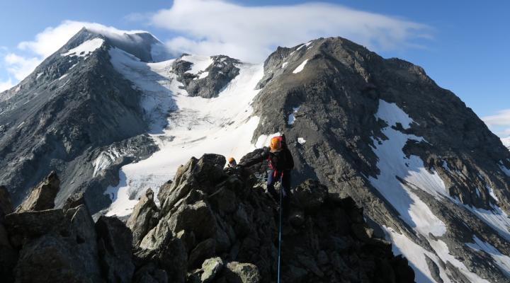 Arête sud de l'Aiguille Rouge