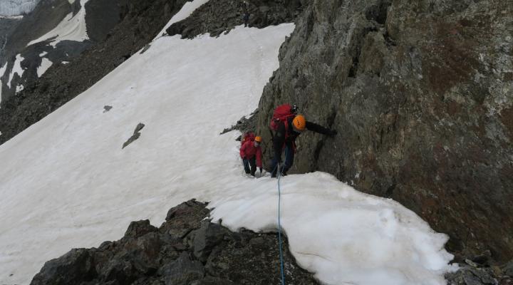 Arête sud de l'Aiguille Rouge